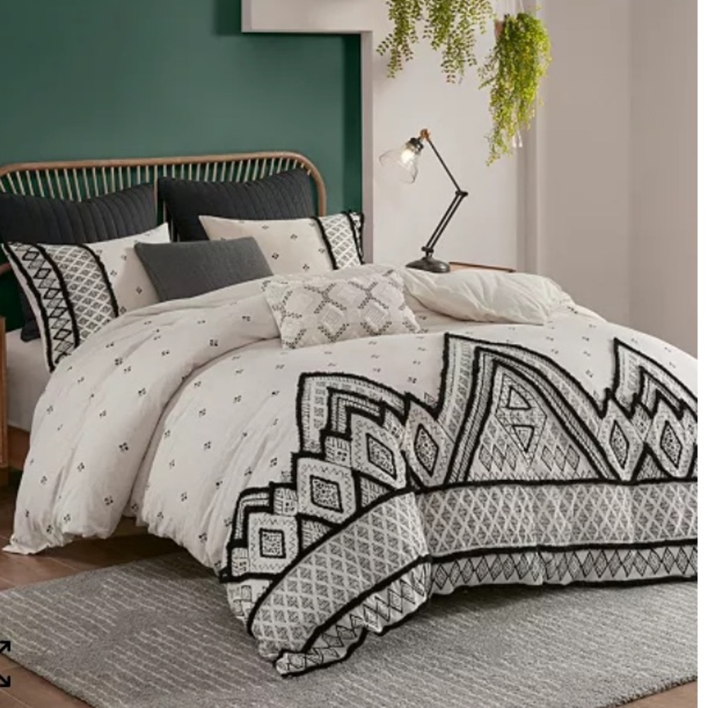 New! 3-piece Cotton Duvet Cover Set with Shams